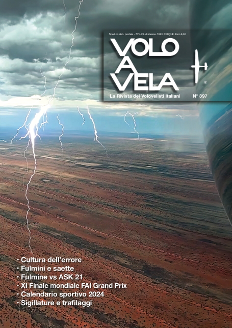 Rivista VOLO A VELA n 396 COPERTINA