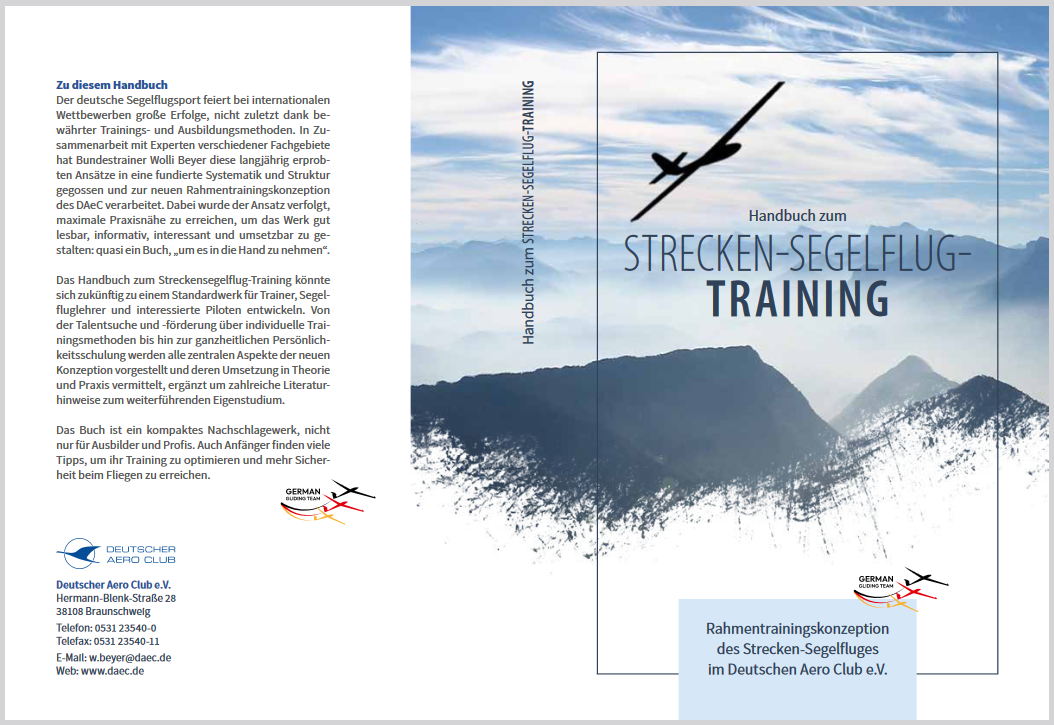 Handbuch zum STRECKEN SEGELFLUG TRAINING copertina