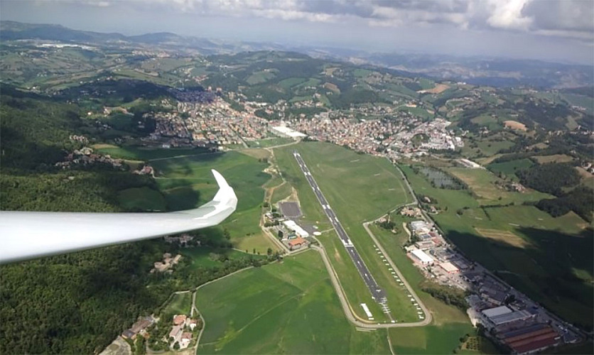 Pavullo LIDP airport view