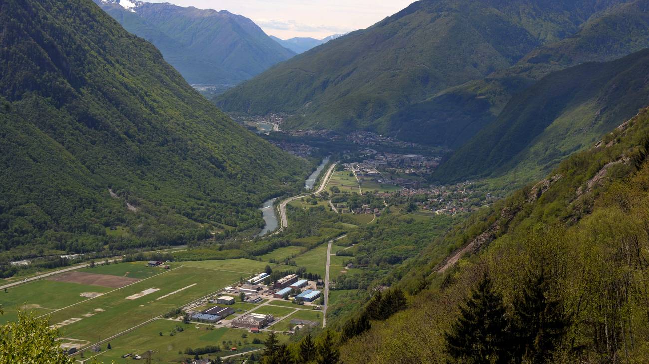 San Vittore vista da montagna