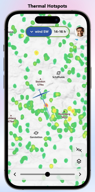 SkySight Thermal Hotspots