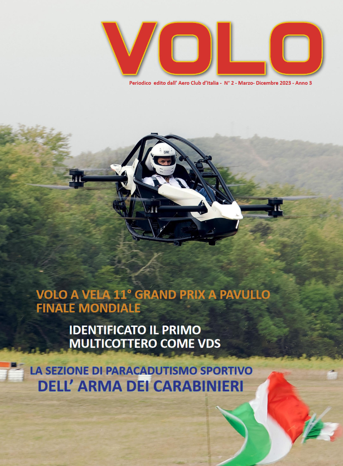 VOLO copertina rivistaAeCI dic 2023