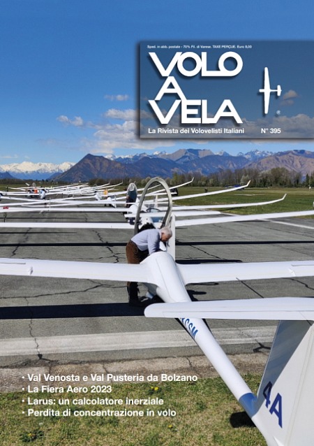 Rivista VOLO A VELA n 395 COPERTINA